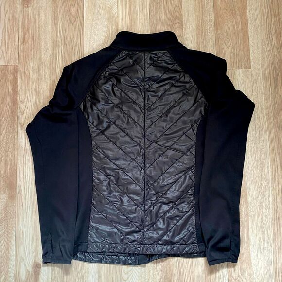 Reebok Women’s Large Black  Zip Athletic Jacket Quilted - Activewear - Picture 5 of 6